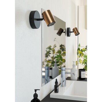 Illuminazione Eglo EGLO Faretto da soffitto, Applique Bronzo, Nero
