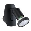 Illuminazione Eglo PARRINI Lampade con presa elettrica LED Nero