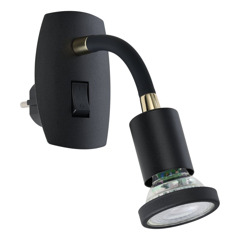 Illuminazione Eglo PARRINI Lampade con presa elettrica LED Ottone, Nero main product photo