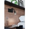 Illuminazione Eglo PARRINI Lampade con presa elettrica LED Nero