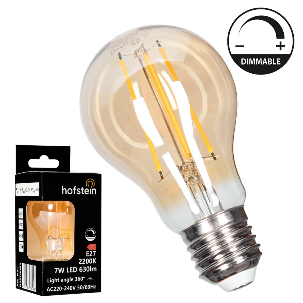 E27 LED 7 Watt Bianco caldo dimmerabile 730 Lumen main product photo