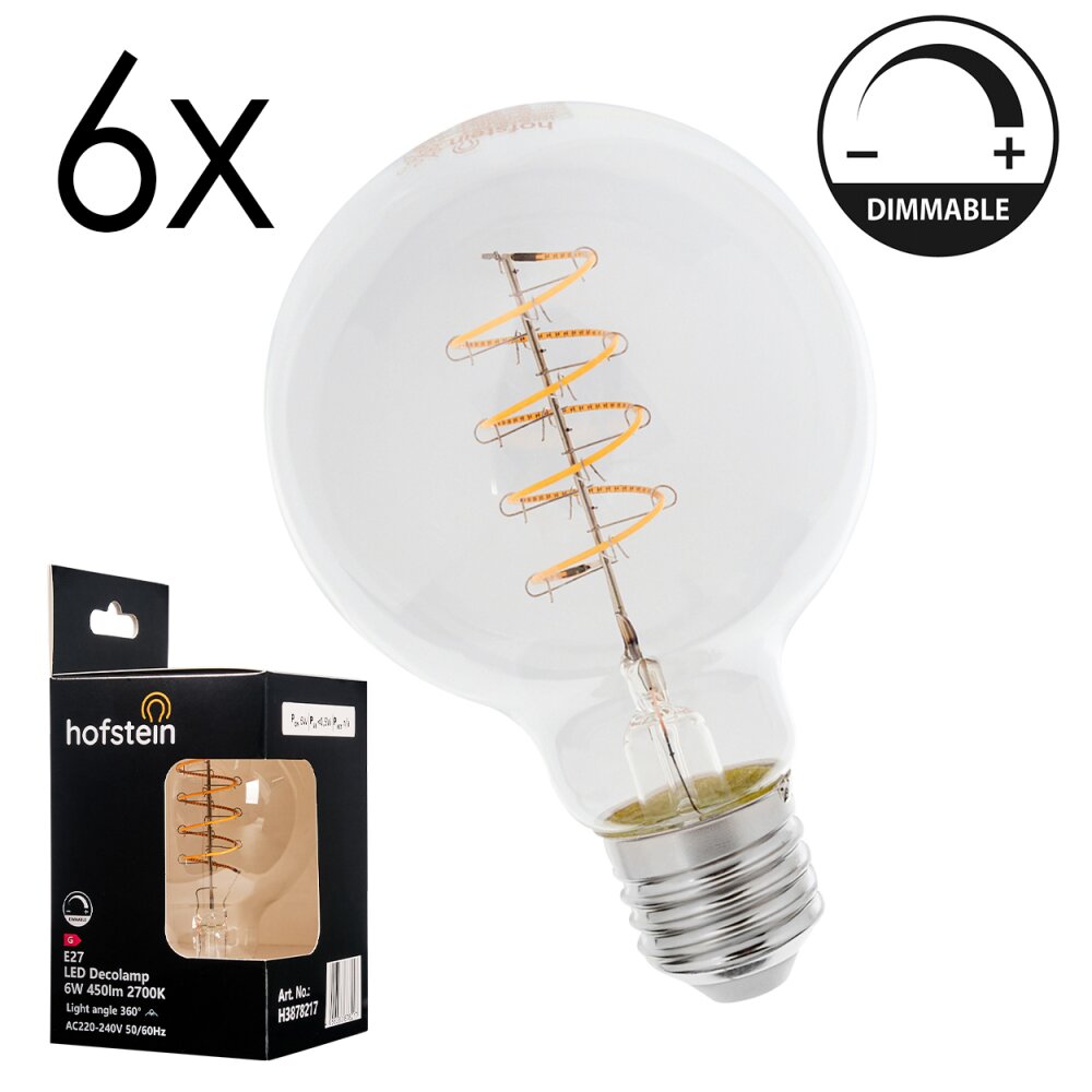 E27 LED 6 Watt Bianco caldo dimmerabile 450 Lumen main product photo