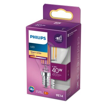 Philips LED E14 4 Watt 2700 Kelvin 470 Lumen