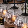 Koyoto Lampadario a sospensione, Lampada a sfera, Lampada a sospensione Écru, Nero, 4-Luci