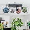 Chehalis Plafoniera, Lampada a sfera Blu, Verde, Ramato, Grigio fumo, 4-Luci
