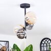 Chehalis Plafoniera, Lampada a sfera 33 cm Ambrato, Chiaro, Grigio fumo, 4-Luci