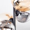 Chehalis Plafoniera, Lampada a sfera 33 cm Ambrato, Chiaro, Grigio fumo, 4-Luci