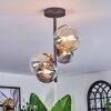 Chehalis Plafoniera, Lampada a sfera 33 cm Ambrato, Chiaro, Grigio fumo, 4-Luci