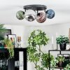 Chehalis Plafoniera, Lampada a sfera Blu, Verde, Ramato, Grigio fumo, 4-Luci