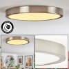 Finsrud Plafoniera, Panel LED Nichel opaco, 1-Luce