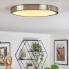 Finsrud Plafoniera, Panel LED Nichel opaco, 1-Luce