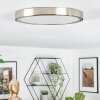 Finsrud Plafoniera, Panel LED Nichel opaco, 1-Luce