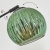 Koyoto Lampada a sfera, Lampada da terra Blu, Oro, Verde, Ramato, 5-Luci