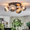 Chehalis Plafoniera, Lampada a sfera Grigio fumo, 4-Luci