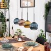 Koyoto Lampadario a sospensione, Lampada a sfera, Lampada a sospensione Écru, Nero, 4-Luci