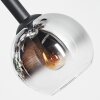 Koyoto Plafoniera, Lampada a sfera Cromo, Chiaro, Grigio fumo, 6-Luci