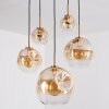 Ripoll Lampadario a sospensione, Lampada a sfera, Lampada a sospensione Oro, Nero, 5-Luci