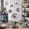 Ripoll Lampadario a sospensione, Lampada a sfera, Lampada a sospensione Oro, Nero, 5-Luci