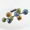Koyoto Plafoniera, Lampada a sfera Blu, Oro, Verde, 8-Luci