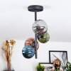 Chehalis Plafoniera, Lampada a sfera Blu, Verde, Ramato, Grigio fumo, 4-Luci