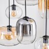 Apedo Lampadario a sospensione, Lampada a sospensione Ambrato, Chiaro, Grigio fumo, 6-Luci