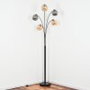 Ripoll Lampada a sfera, Lampada da terra Ambrato, Grigio fumo, 5-Luci