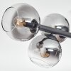 Koyoto Plafoniera, Lampada a sfera Chiaro, Grigio fumo, 10-Luci