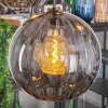 Koyoto Lampadario a sospensione, Lampada a sfera, Lampada a sospensione Grigio fumo, 5-Luci