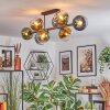 Koyoto Plafoniera, Lampada a sfera Blu, Oro, Verde, Chiaro, 8-Luci