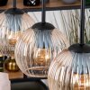 Koyoto Lampadario a sospensione, Lampada a sfera, Lampada a sospensione Écru, Nero, 4-Luci