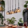 Ripoll Lampadario a sospensione, Lampada a sfera, Lampada a sospensione Écru, Nero, 5-Luci