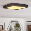 Finsrud Illuminazione bagno, Plafoniera, Panel LED Nero, 1-Luce