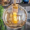 Koyoto Lampadario a sospensione, Lampada a sfera, Lampada a sospensione Oro, Nero, 5-Luci