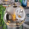 Ripoll Lampadario a sospensione, Lampada a sfera, Lampada a sospensione Cromo, Chiaro, Grigio fumo, 5-Luci