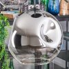 Ripoll Lampadario a sospensione, Lampada a sfera, Lampada a sospensione Cromo, Chiaro, Grigio fumo, 5-Luci