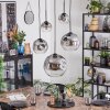 Ripoll Lampadario a sospensione, Lampada a sfera, Lampada a sospensione Chiaro, Grigio fumo, 5-Luci
