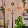 Koyoto Lampada a sfera, Lampada da terra Ambrato, Grigio fumo, 3-Luci