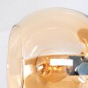 Koyoto Plafoniera, Lampada a sfera Oro, Nero, 3-Luci