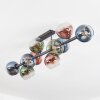 Koyoto Plafoniera, Lampada a sfera Blu, Verde, Chiaro, Ramato, 10-Luci