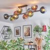 Koyoto Plafoniera, Lampada a sfera Blu, Verde, Chiaro, Ramato, 10-Luci