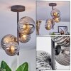 Chehalis Plafoniera, Lampada a sfera Grigio fumo, 4-Luci