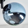 Chehalis Plafoniera, Lampada a sfera Blu, Verde, Ramato, 4-Luci
