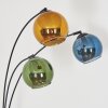 Koyoto Lampada a sfera, Lampada da terra Blu, Oro, Verde, 3-Luci