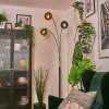 Koyoto Lampada a sfera, Lampada da terra Blu, Oro, Verde, 3-Luci