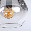 Ripoll Plafoniera, Lampada a sfera Oro, Nero, 3-Luci
