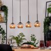 Ripoll Lampadario a sospensione, Lampada a sfera, Lampada a sospensione Écru, Nero, 4-Luci