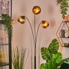 Koyoto Lampada a sfera, Lampada da terra Blu, Oro, Ramato, 3-Luci
