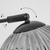 Koyoto Lampada a sfera, Lampada da terra Grigio fumo, 3-Luci