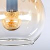 Koyoto Plafoniera, Lampada a sfera Ambrato, Chiaro, 3-Luci