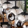 Ripoll Lampadario a sospensione, Lampada a sfera, Lampada a sospensione Écru, Nero, 4-Luci